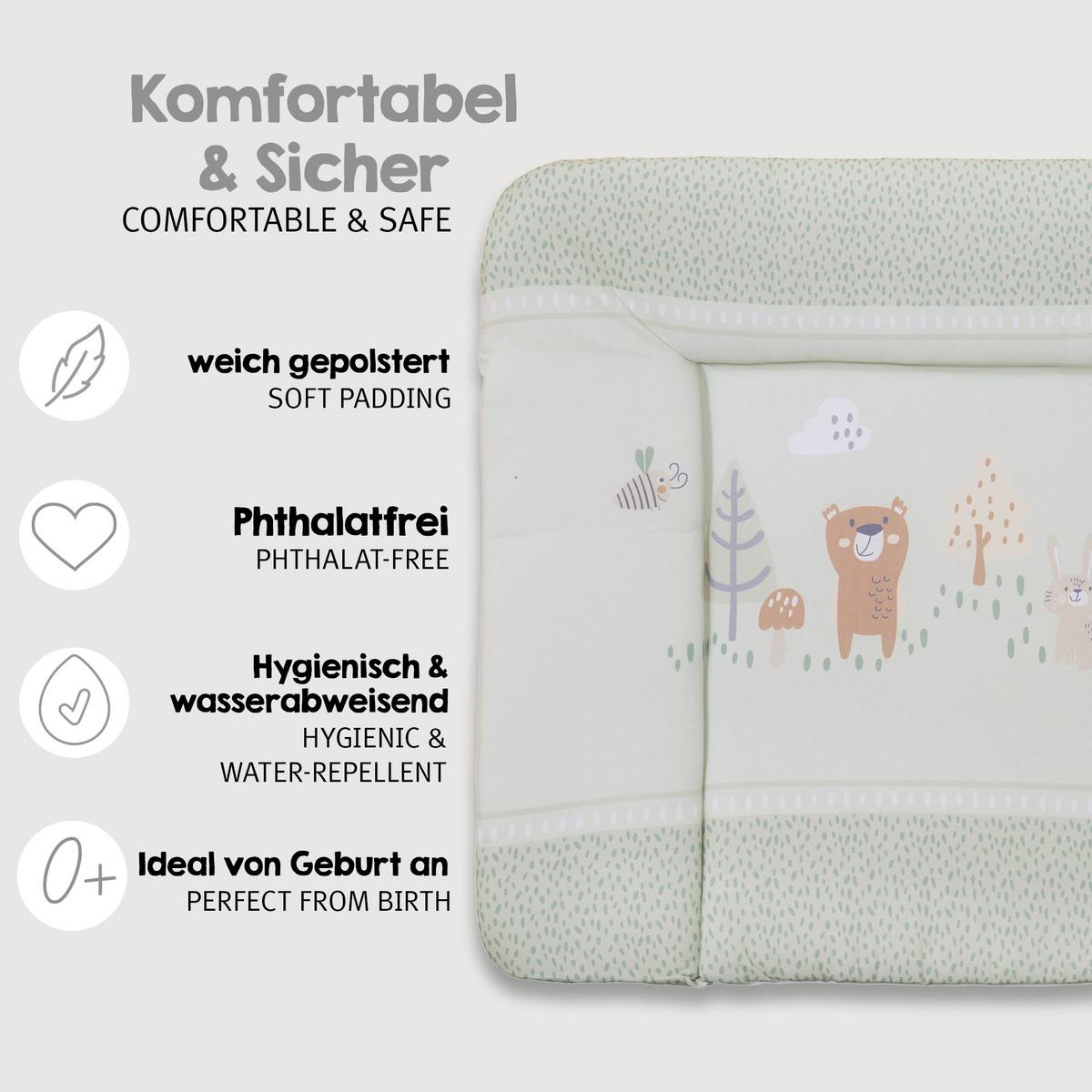 WICKELAUFLAGE Woodland Buddies - Grün, Textil (85/75cm) - Roba