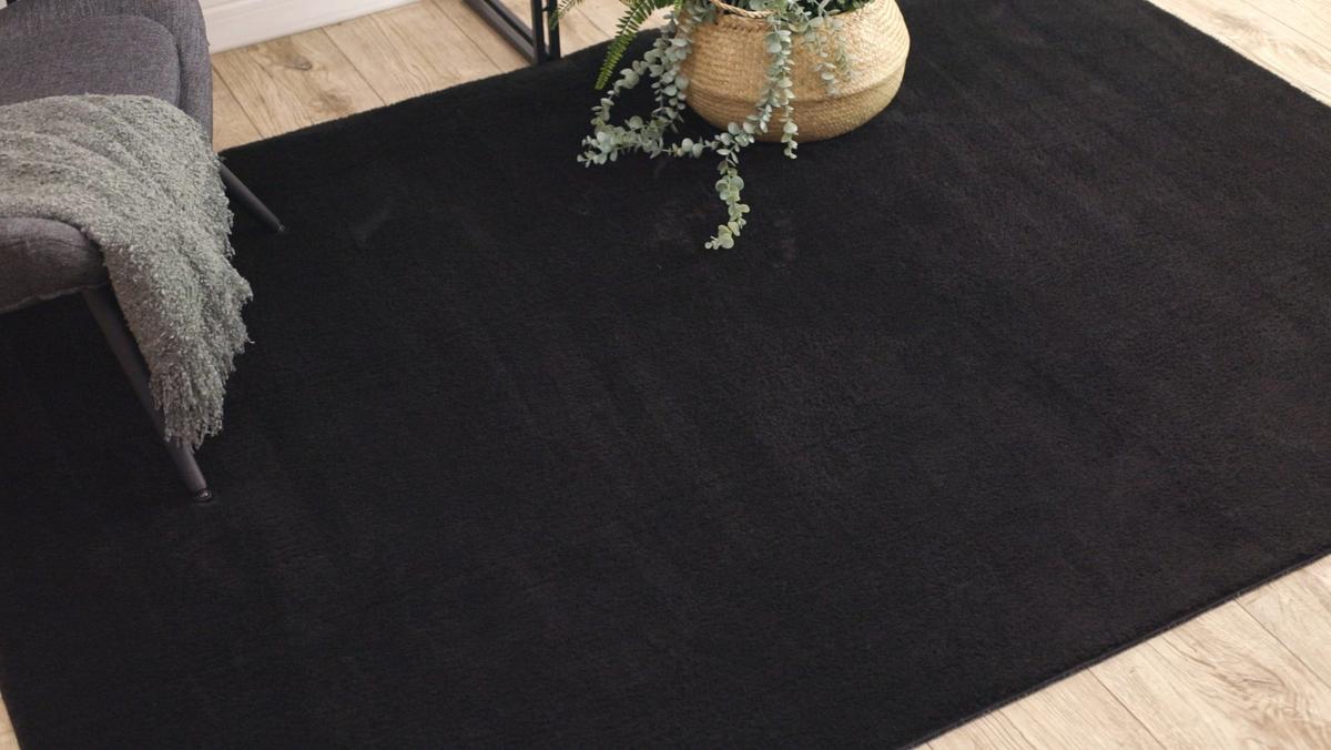 TEPPICH Lindo 140/190 cm - Schwarz, Textil (140/190cm) - rugsX