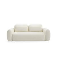 SOFA Carmela 3 Sitzplätze Weiß - Weiß, Holz (266/95/121cm) - Petits-meubles