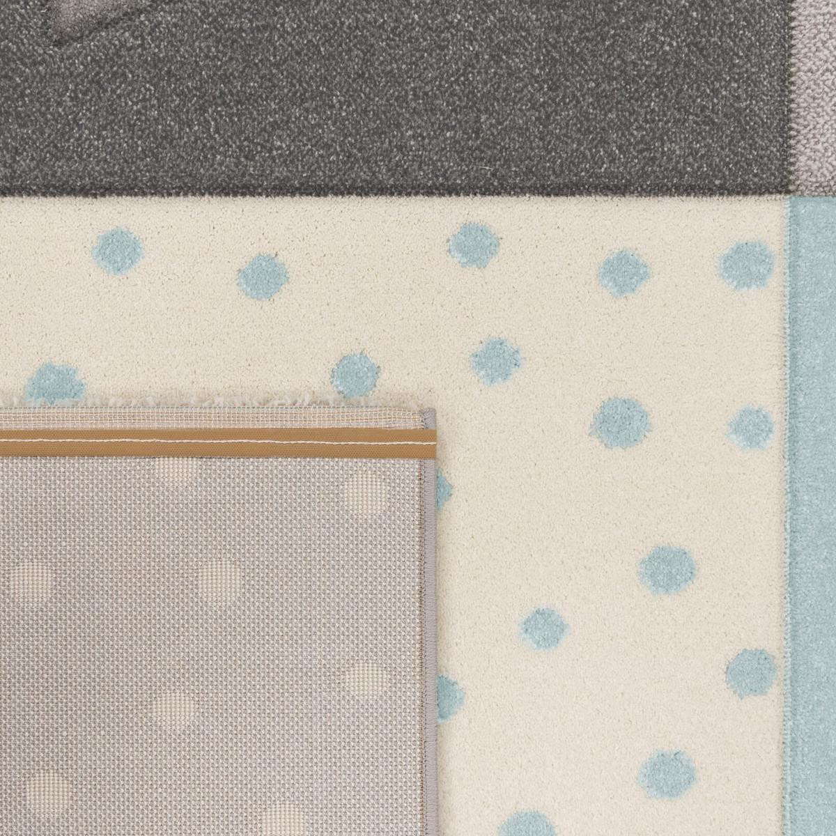 KINDERTEPPICH, im Patchwork-Stil, Blau, 120 x 170 cm - Blau, Textil (120/170cm) - KADIMA DESIGN