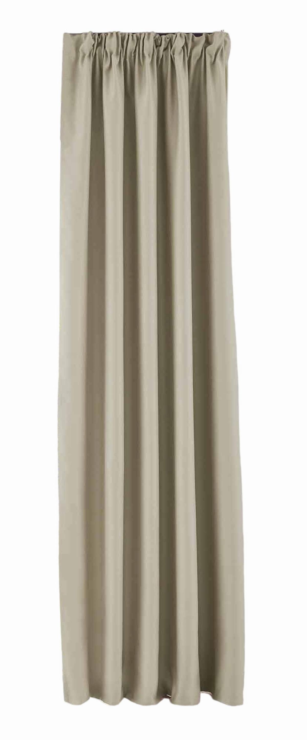 VORHANG »NewYork« HxB 225x295 cm Beige - Beige, Textil (295/225cm) - Gardinenbox