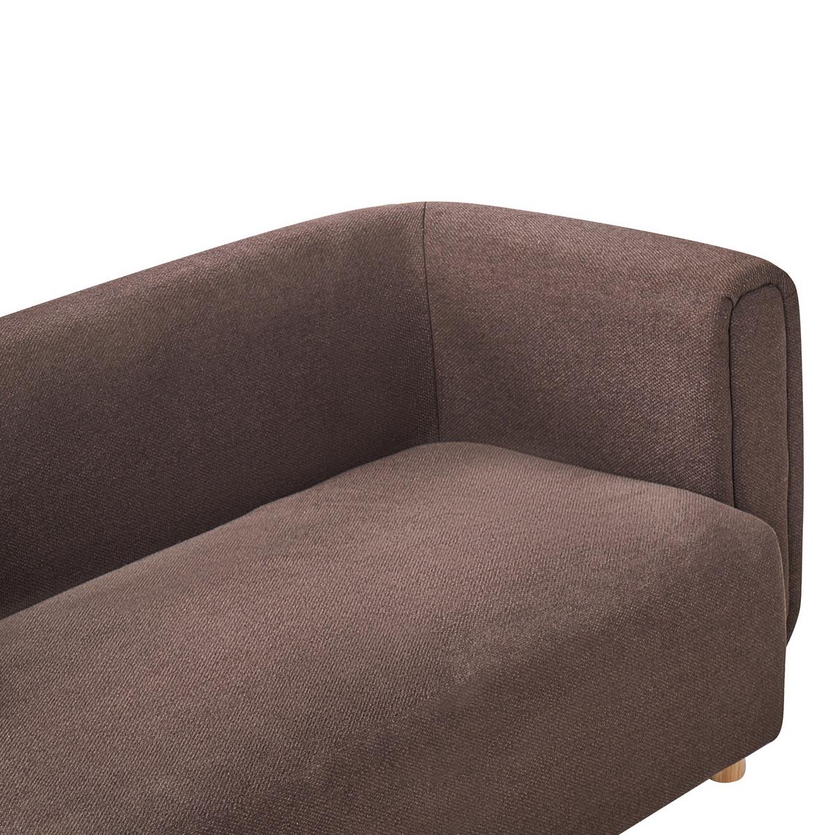 2-SITZER-SOFA Stoff Dunkelbraun Lillerod - Dunkelbraun, Textil (176/67/86cm) - Beliani
