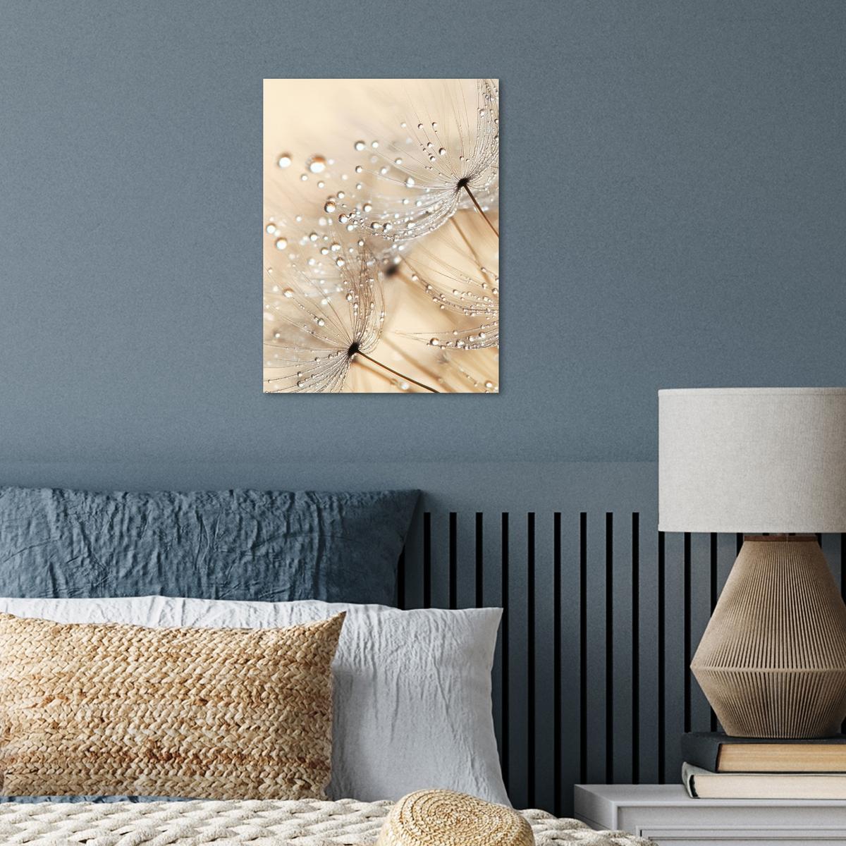 POSTER Löwenzahn - Abstrakt - Natur - Beige Wandbilder 30x40 cm - Braun, Papier (30/40/0.1cm) - MuchoWow