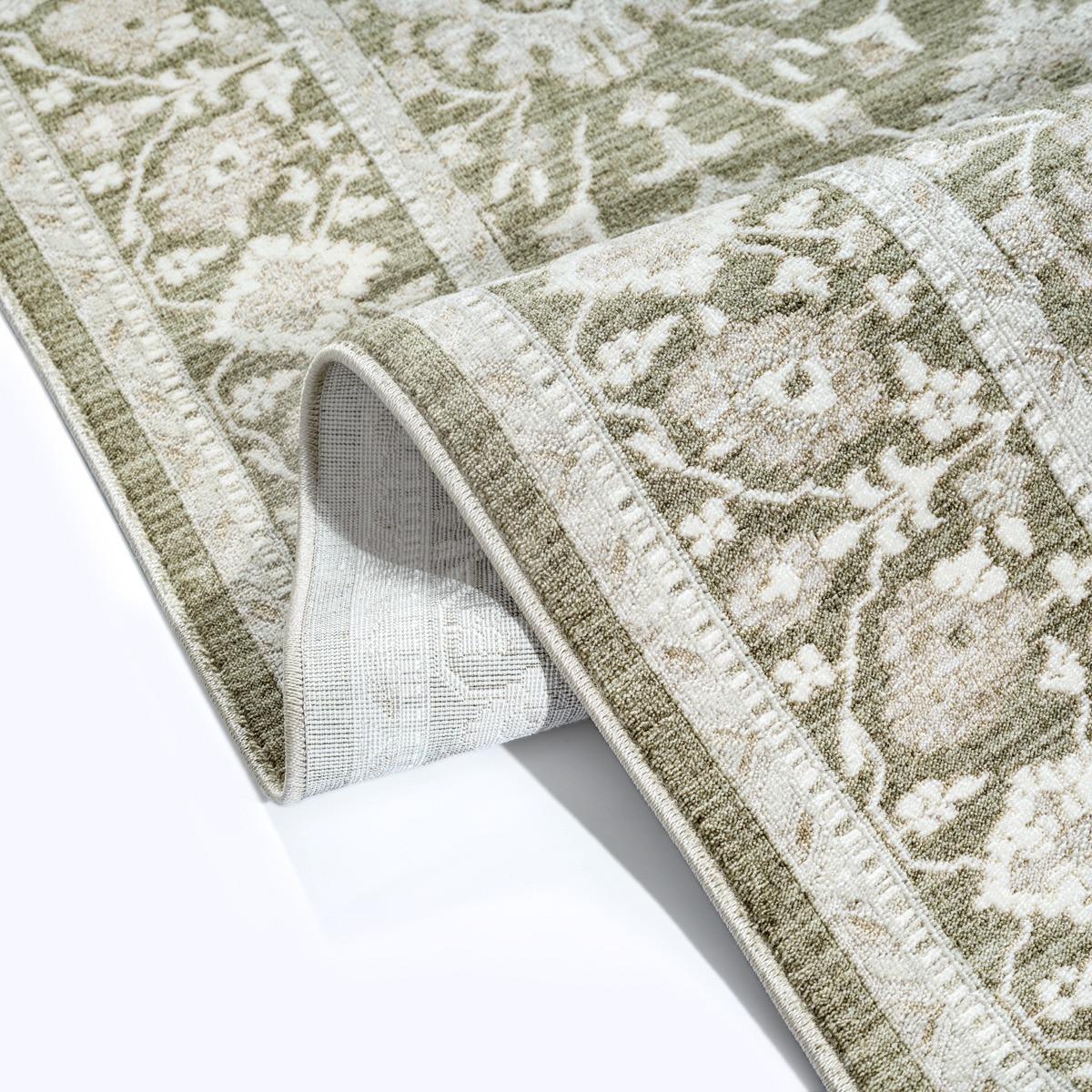 TEPPICHLÄUFER Orientalisch SCRIVIA Polypropylen Grün 80 x 300 cm - Grün, Textil (80/300cm) - KADIMA DESIGN