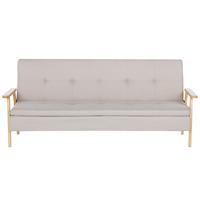 SCHLAFSOFA Polsterbezug Beige Tjorn - Beige, Textil (204/84/67cm) - Beliani