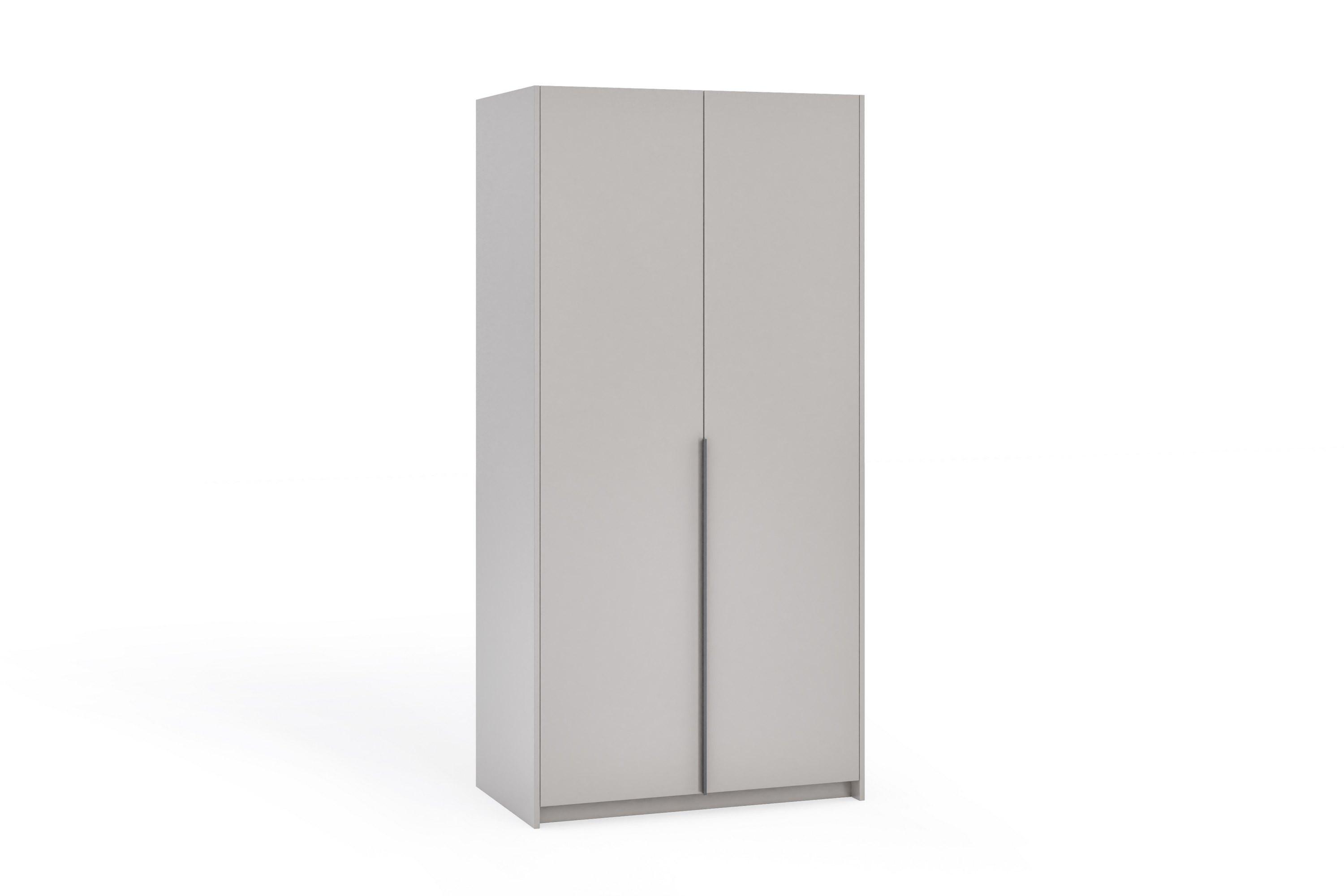 DREHTÜRENSCHRANK AMARA 100/204/58cm 2-türig Kaschmir - Kaschmir, Holzwerkstoff (100/204/58cm) - MASSENO
