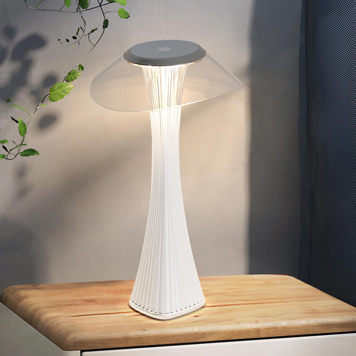 LED TISCHLEUCHTE Rendall - Weiß, Metall (15.1/15.1/27.4cm) - Nettlife