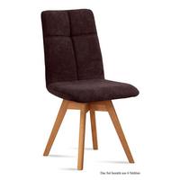 ESSZIMMERSTUHL drehbar (6er-Set) Dorea 47x92x60 Eiche geölt/Espresso - Eichefarben/Dunkelbraun, Kunststoff (60/92/47cm) - 58aufmkessel