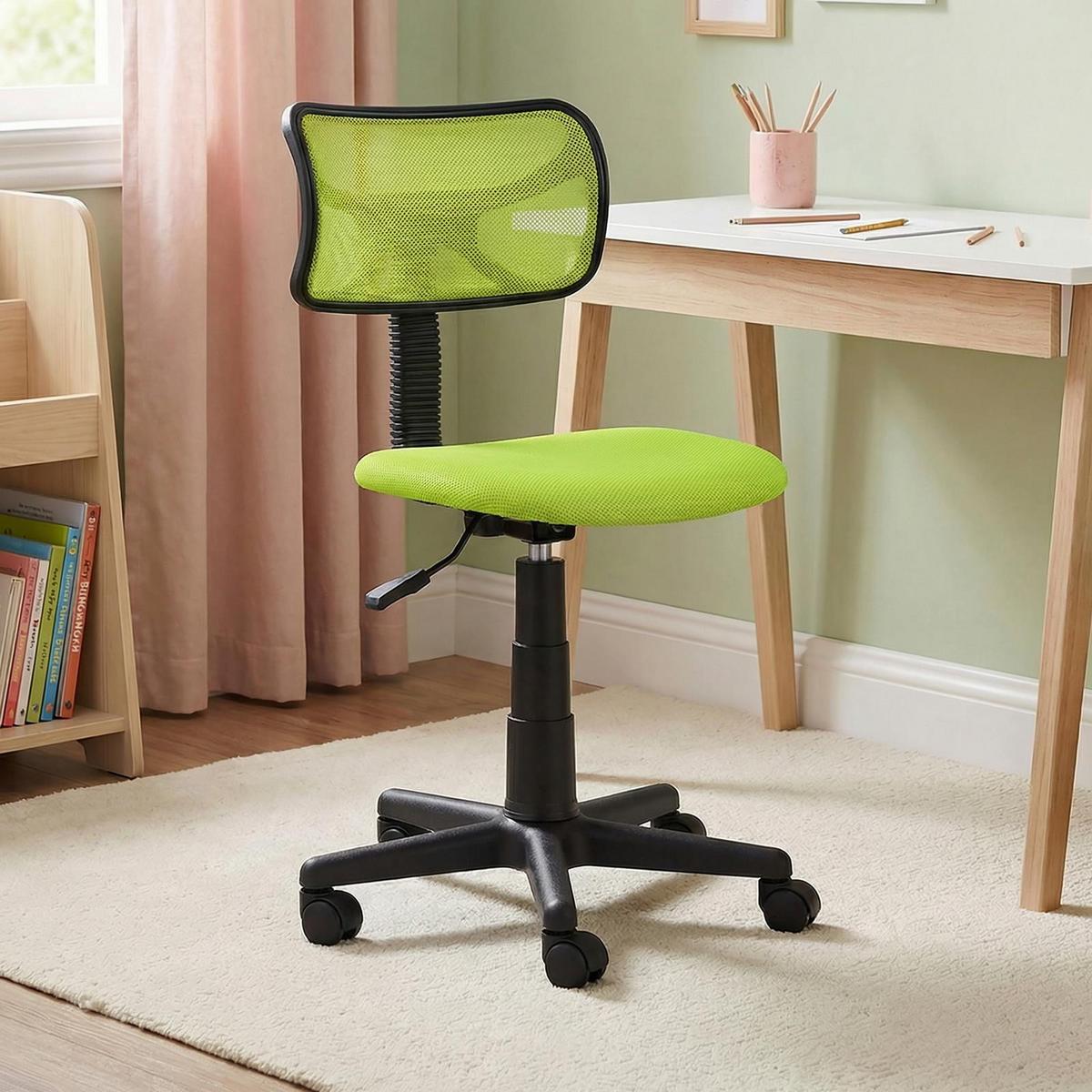 KINDERDREHSTUHL MILAN grün - Grün, Kunststoff/Textil (42/85/48cm) - IDIMEX