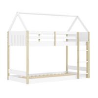 ETAGENBETT Sila Weiß 197.4/103.4/174.9 cm - Weiß, Holz (190/90cm) - Calicosy