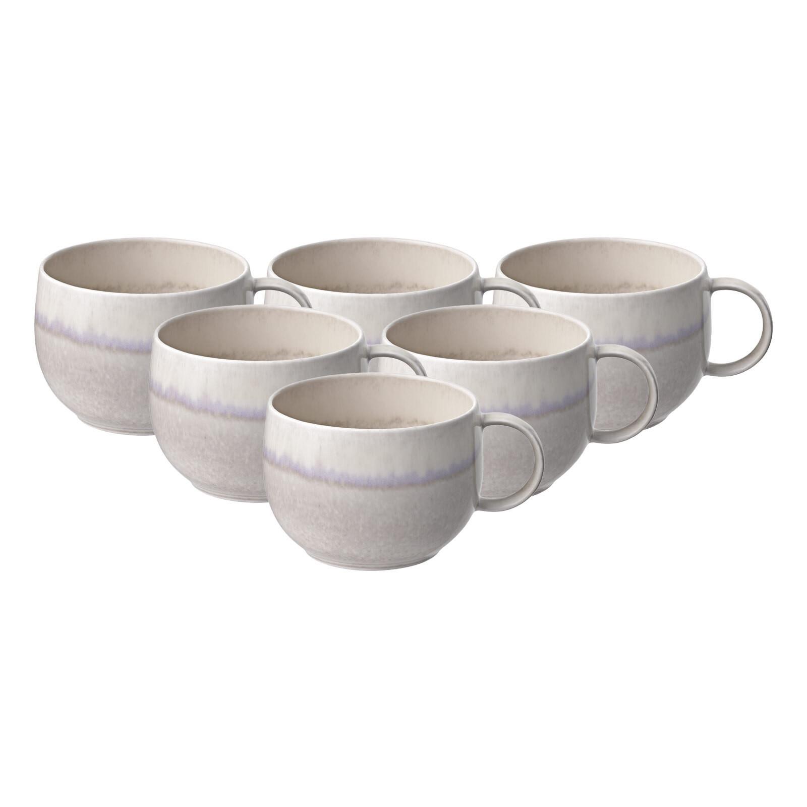 KAFFEETASSEN Perlemor Sand beige 190 ml 6er Set - Beige, Keramik (0.19L) - like.Villeroy & Boch