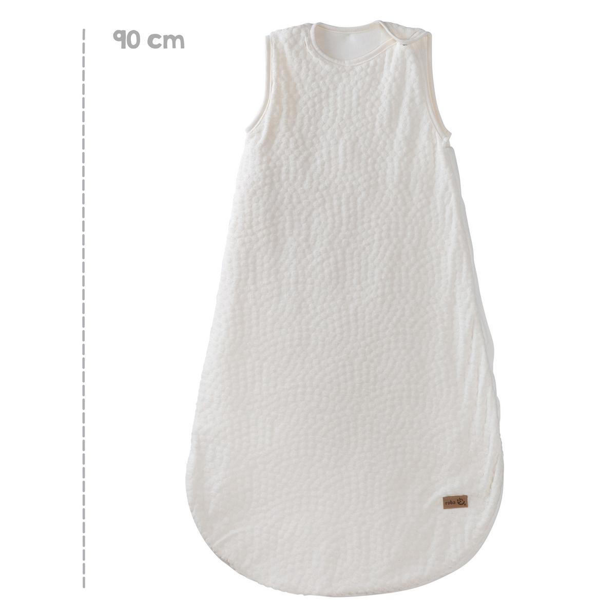 BABYSCHLAFSACK 90 cm Seashells Oyster - Weiß, Textil (50/90cm) - Roba