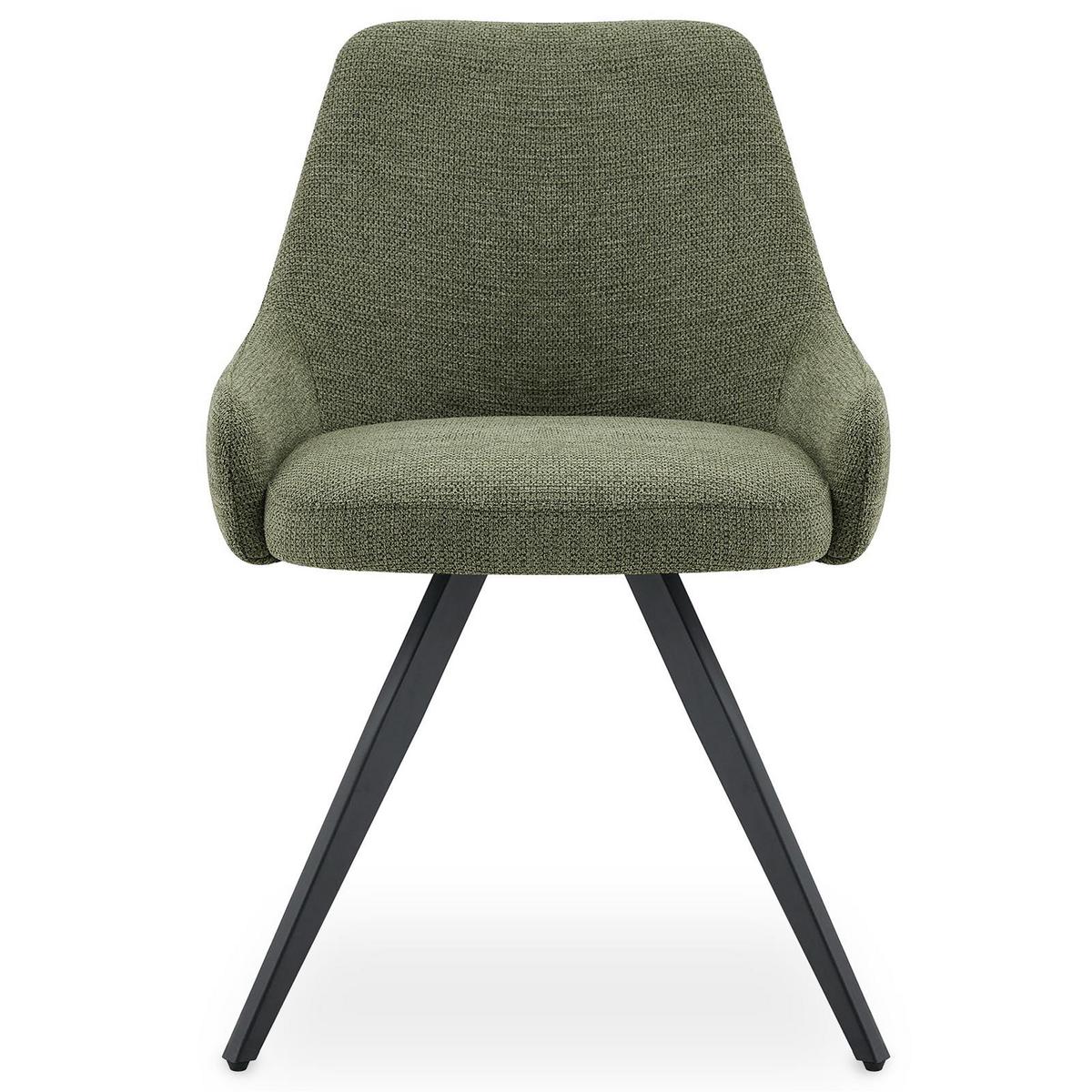 ESSZIMMERSTÜHLE VIGO 2er-Set grün - Grün, Textil (54/81/61cm) - IDIMEX