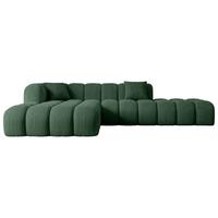 ECKSOFA Ottomane Links OLEA-L2 - 289x176x71 cm Grün - Schwarz/Rosa, Holzwerkstoff/Kunststoff (176/289cm) - ALTDECOR