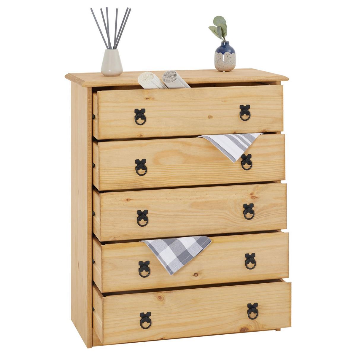 KOMMODE BARRIO natur - Naturfarben, Holz (71/88/34cm) - CARO-Möbel