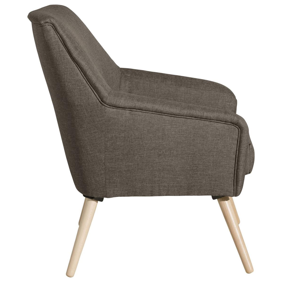 SESSEL Kachka Bezug Flachgewebe Buche natur / sahara - Gelb, Kunststoff (67/81/71cm) - 58aufmkessel