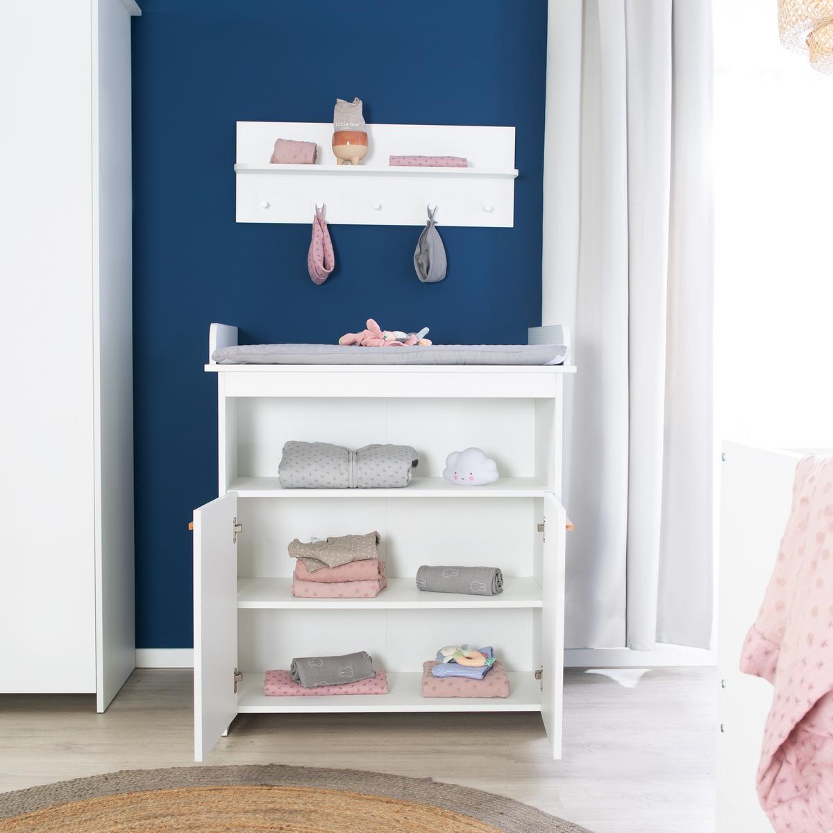WICKELKOMMODE Anton - Weiß, Holz/Holzwerkstoff (88/97.5/75cm) - Roba