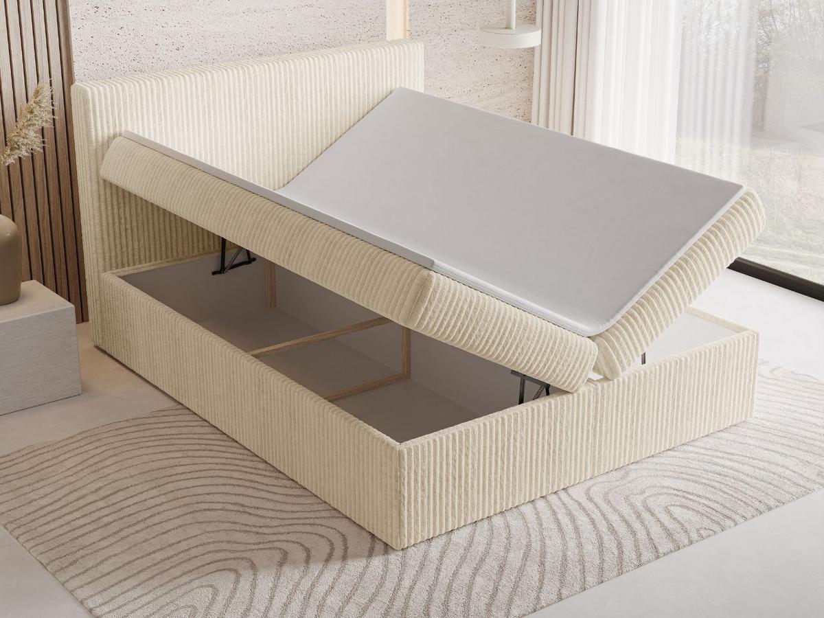 BOXBETT Brisa 140x200 Beige - Beige, Holz/Textil (140/200cm) - Graingold