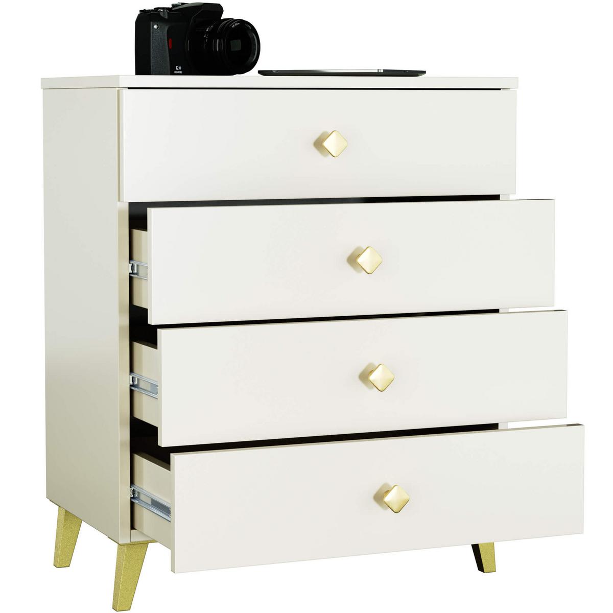 KOMMODE Kaschmir 73/60/37 - Kaschmir, Holzwerkstoff (60/73/37cm) - RAUMHIRSCH FURNITURE