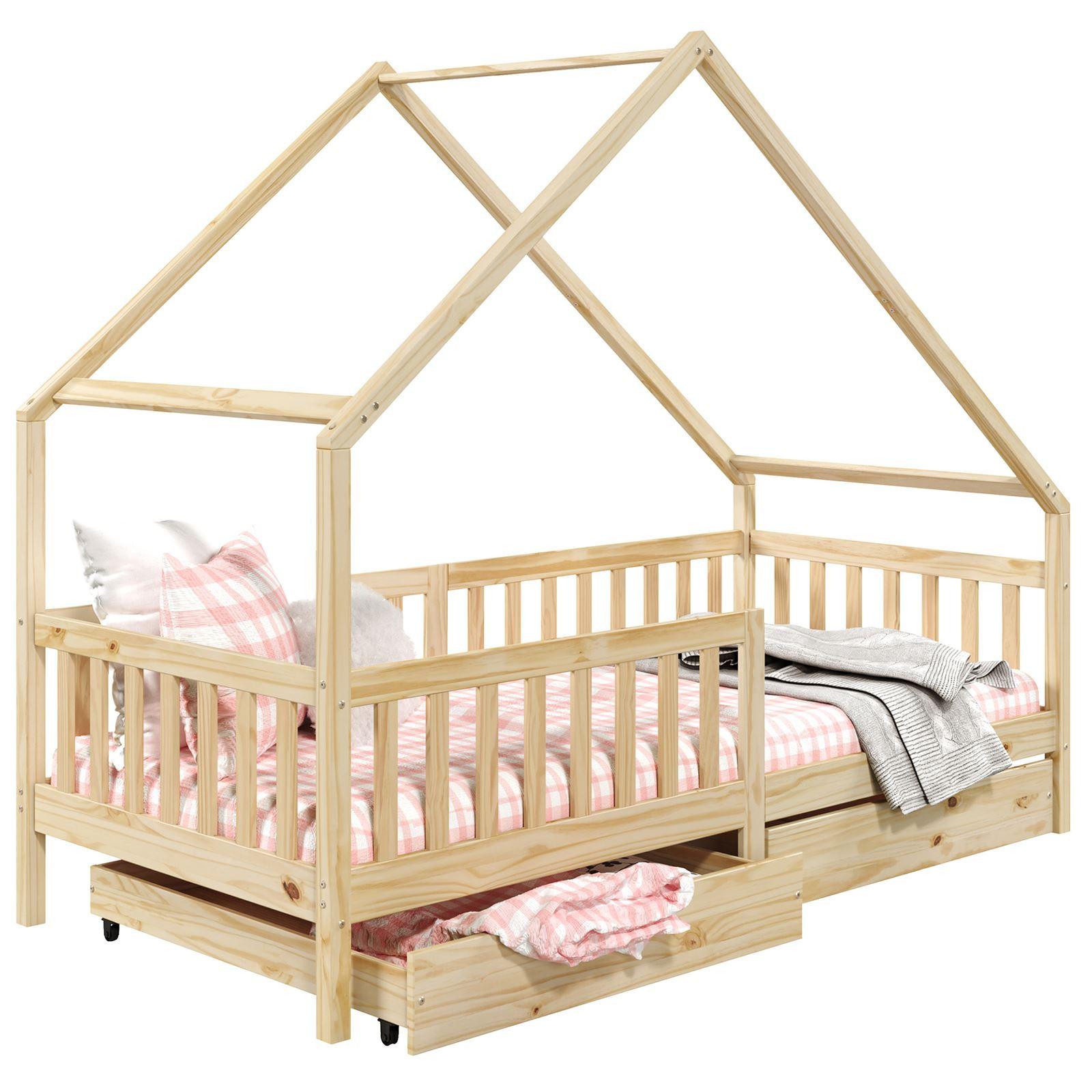 HAUSBETT ALVA 90x190 cm natur - Naturfarben, Holz (90/190cm) - IDIMEX