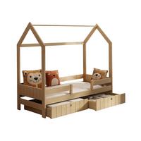 HAUSBETT Naomi - Kieferfarben, Holz (80/180cm) - MIRJAN24