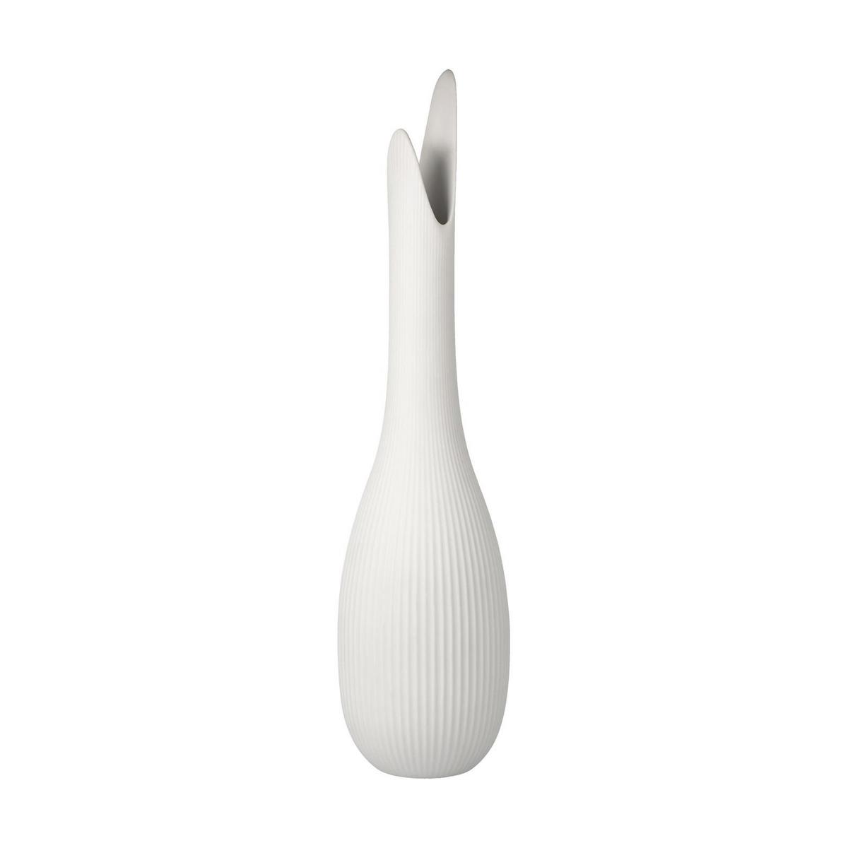 VASE Studio 8 Pure Raindrop weiß 41 cm - Weiß, Keramik (41cm) - Goebel