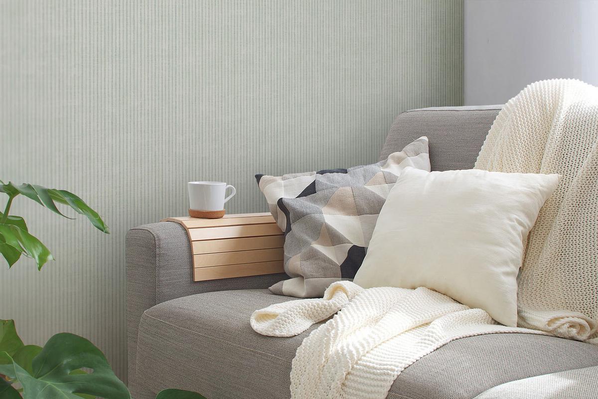 VLIESTAPETE Beige 53/1005 cm - Grün, Kunststoff/Textil (53/1cm) - KUNSTLOFT