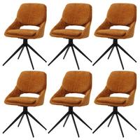 ESSZIMMERSTUHL Gelb 6er-Set - Currygelb/Gelb, Textil (55/87/55cm) - MCW
