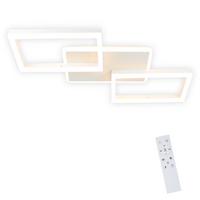 LED-DECKENLEUCHTE Marco 54/35/6 cm - Weiß, Metall (54/35/6cm) - Nettlife