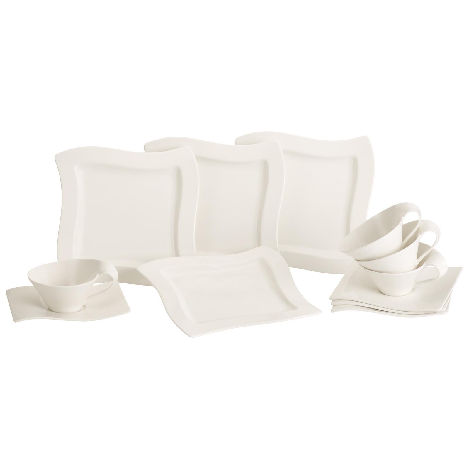 TEESERVICE NewWave weiß 12-tlg. - Weiß, Keramik (2/2/2cm) - Villeroy & Boch