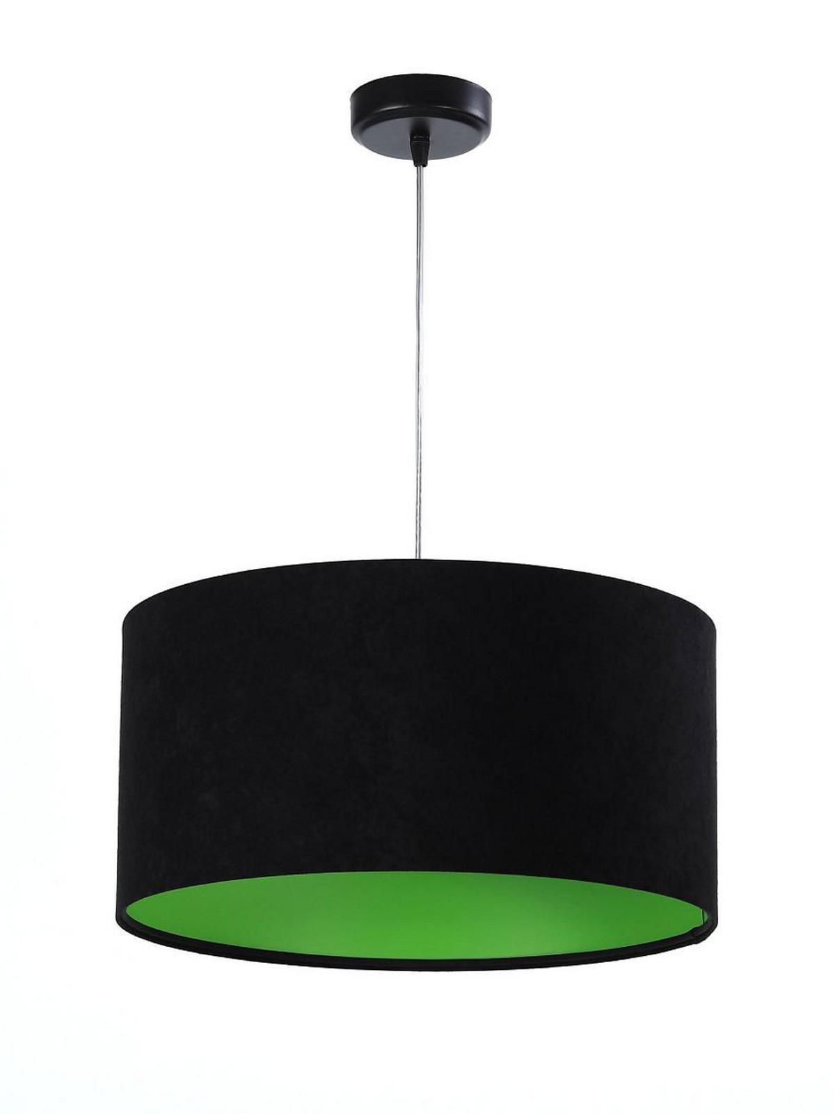 HÄNGELEUCHTE Grün 40/20 cm - Schwarz/Grün, Kunststoff (40/0.6/20cm) - ONZENO