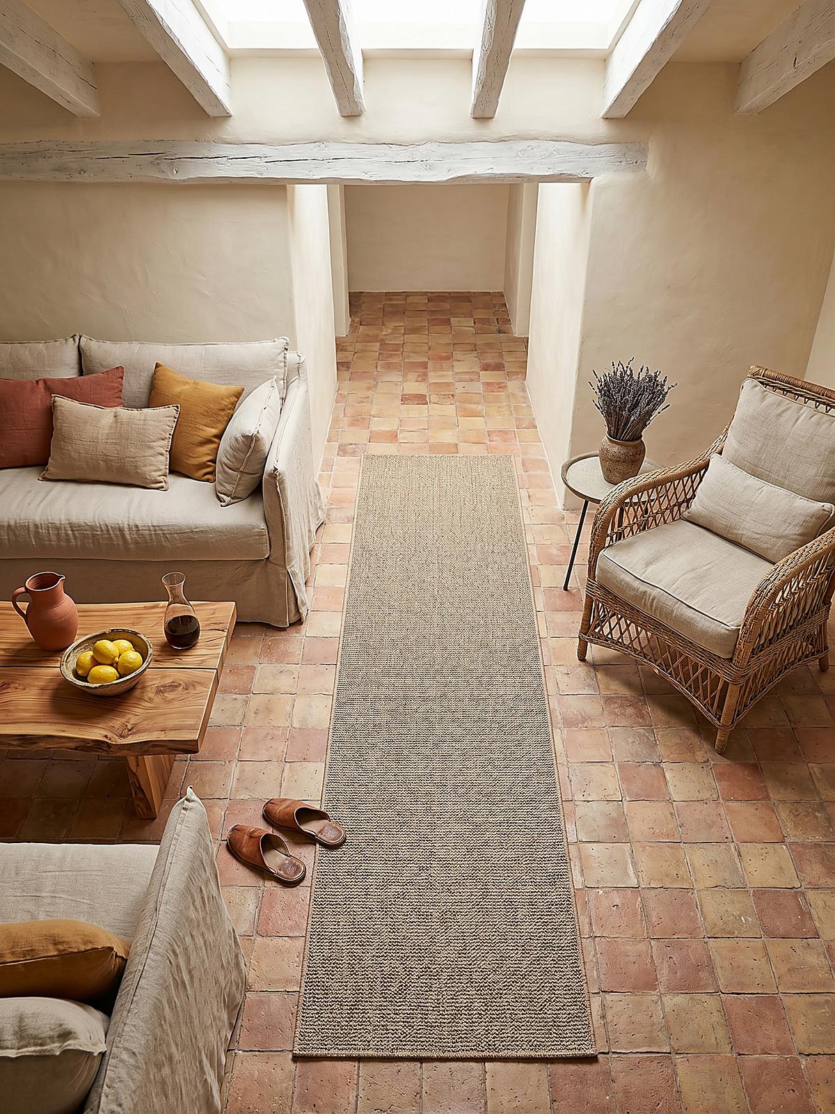 TEPPICHLÄUFER Uni TOCE Polypropylen Natur 80 x 150 cm - Beige, Textil (80/150cm) - KADIMA DESIGN