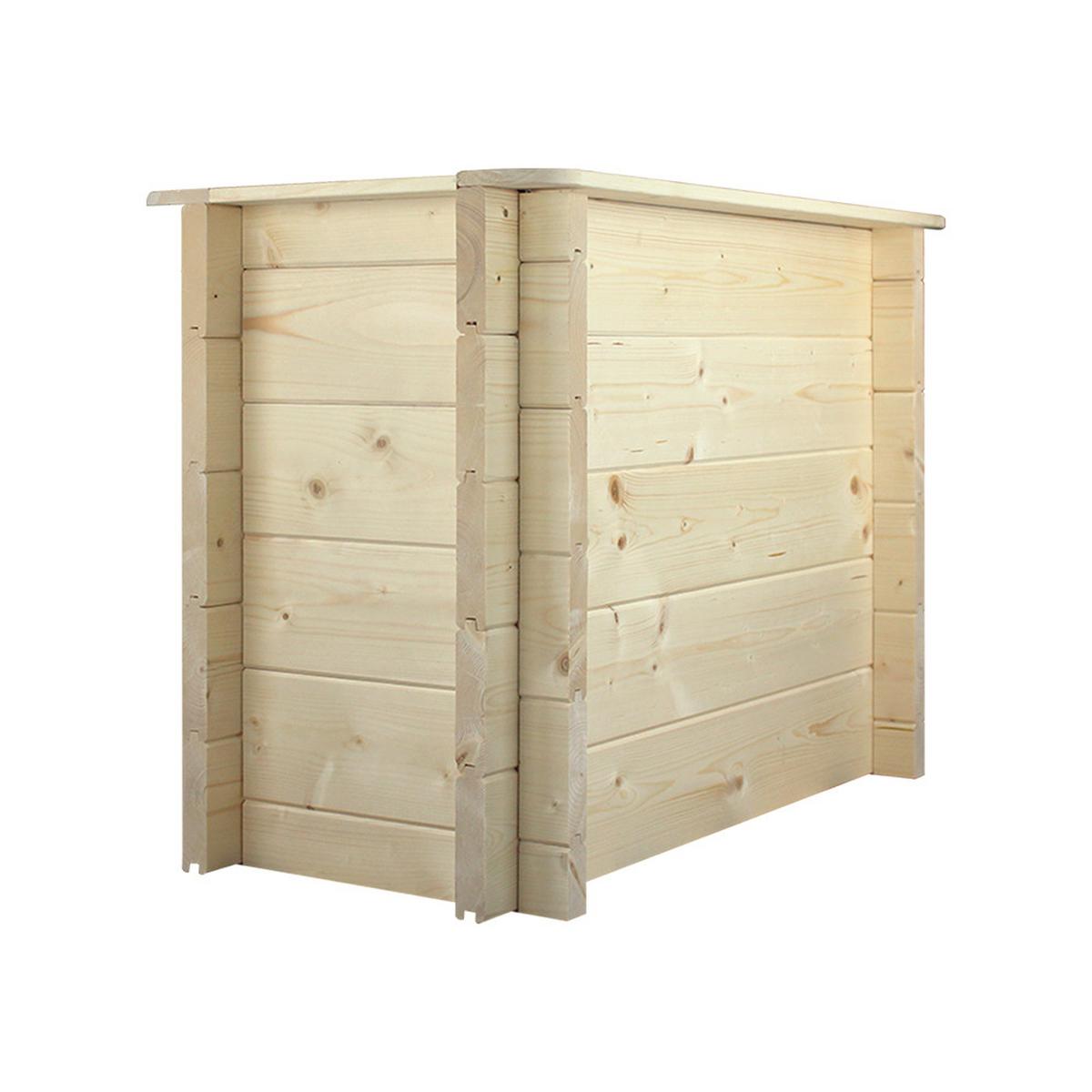 HOCHBEET HOLZ - 78x38xH57 cm - M612 - Beige, Holz (38/57/78cm) - Timbela