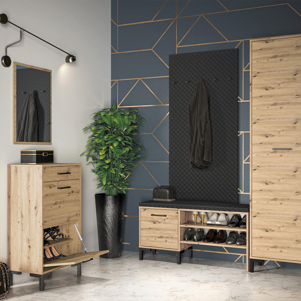 EINGANGSMÖBEL Liora Holz - Braun, Holzwerkstoff (105/54/34cm) - Petits-meubles