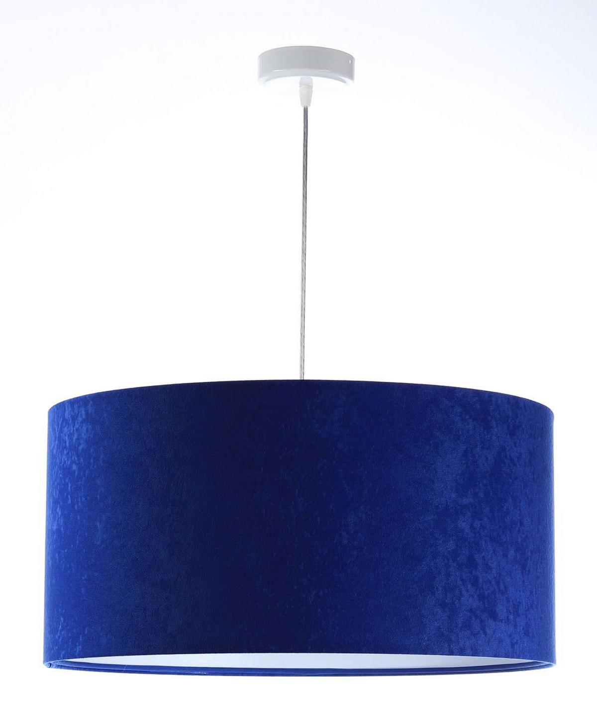 HÄNGELEUCHTE Blau 50/25 cm - Blau/Weiß, Kunststoff (50/0.8/25cm) - ONZENO