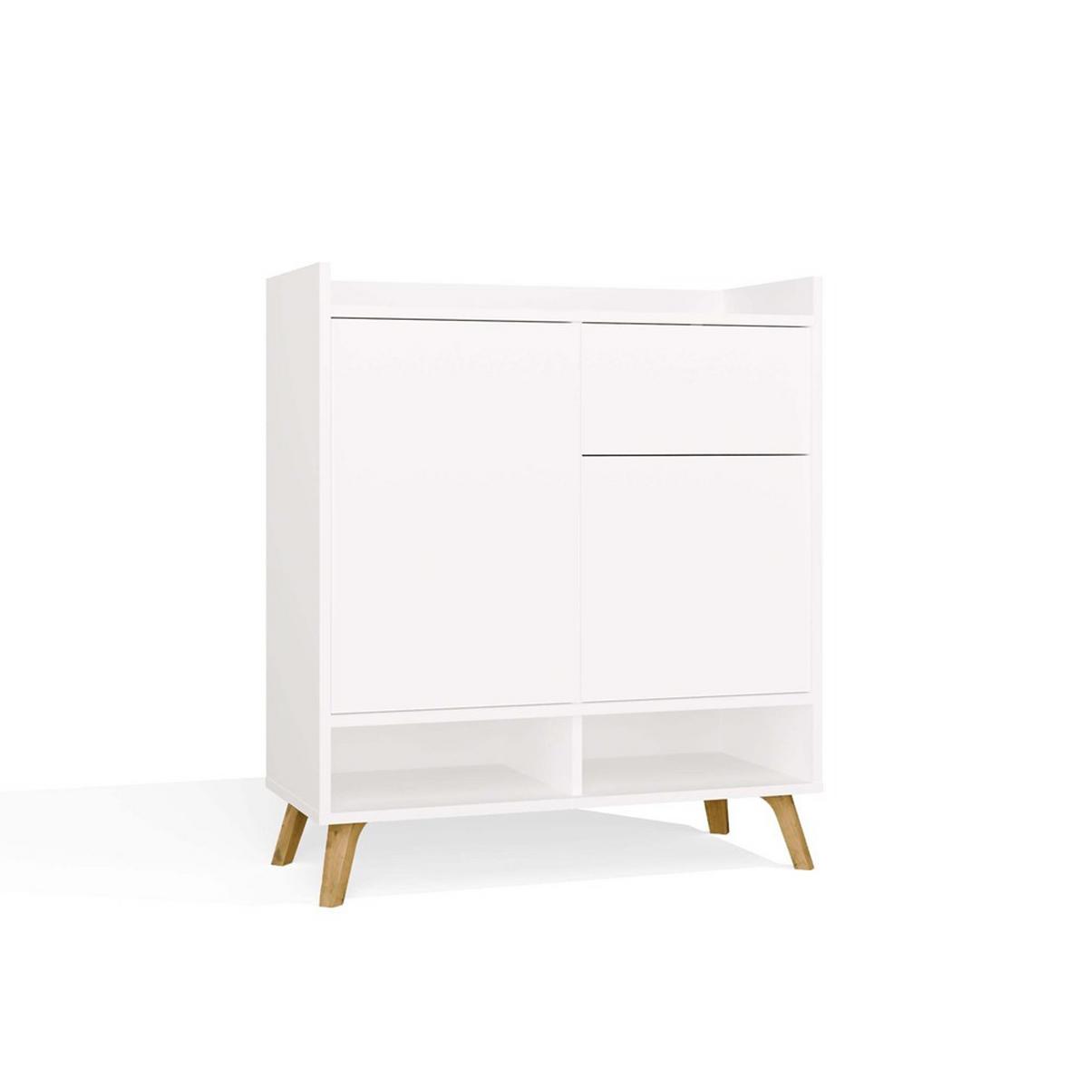 KOMMODE Weiß 80/92/35 - Weiß, Holzwerkstoff (80/92/35cm) - RAUMHIRSCH FURNITURE