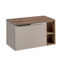 WASCHTISCHUNTERSCHRANK 80cm Éros Taupe - Taupe, Holzwerkstoff (80/48/46cm) - Petits-meubles