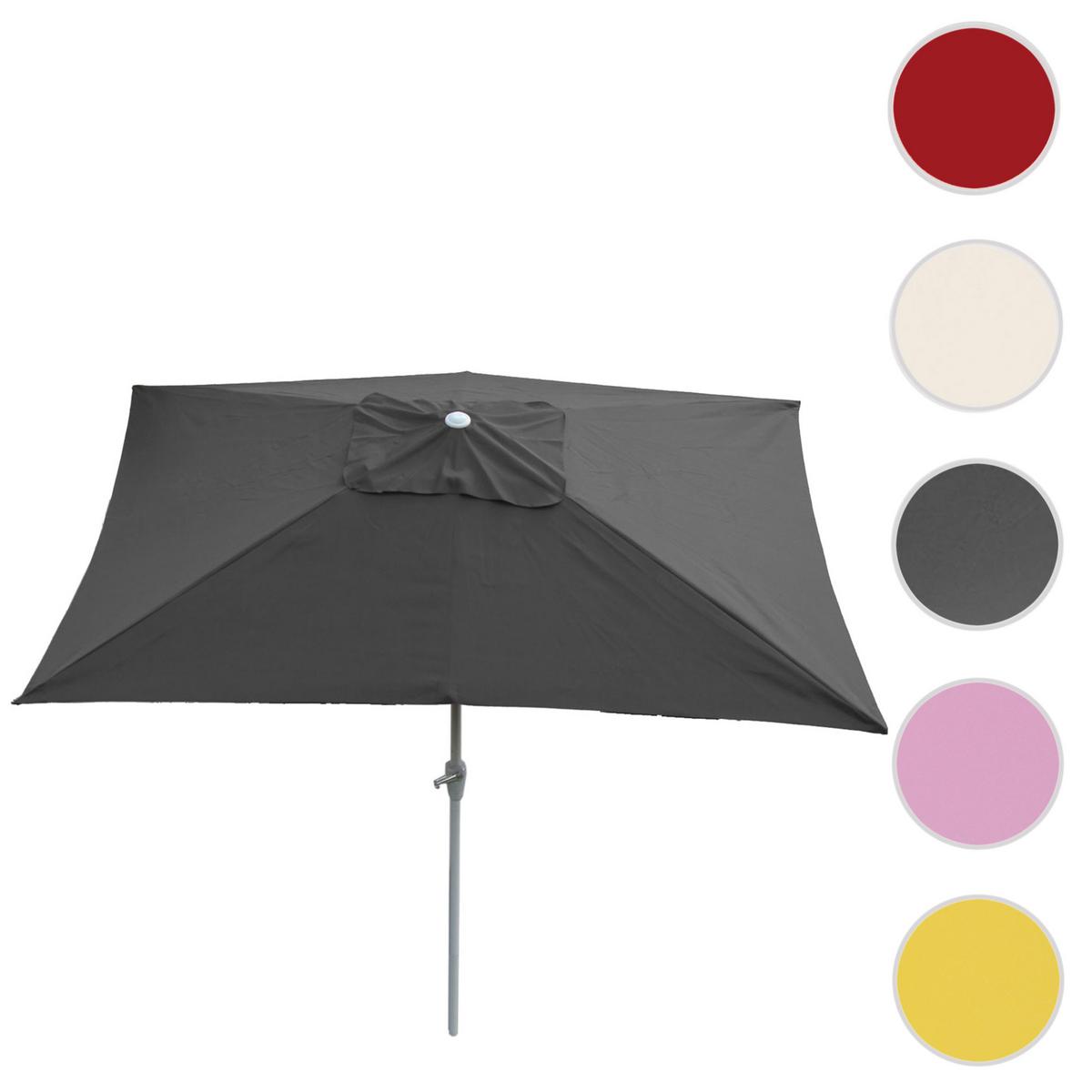 SONNENSCHIRM Anthrazit - Anthrazit, Textil (192/295cm) - MCW