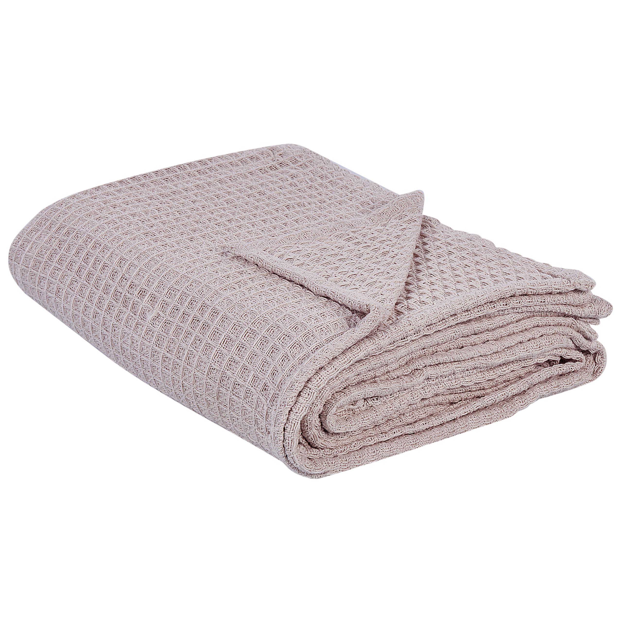 DECKE Rosa 200 x 220 cm Chagyl - Pink, Textil (200/220cm) - Beliani