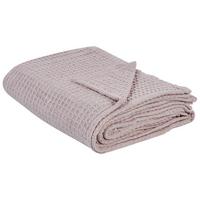 DECKE Rosa 200 x 220 cm Chagyl - Pink, Textil (200/220cm) - Beliani