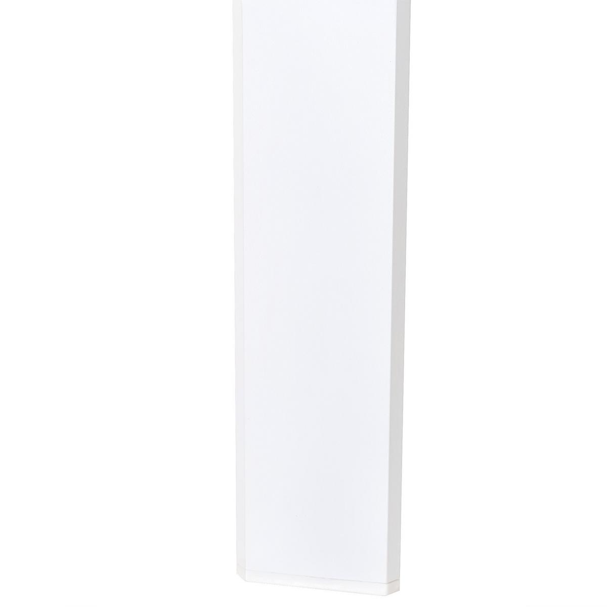 GARTENTISCH Beige Castella - Beige/Weiß, Metall (120/70/45cm) - Beliani