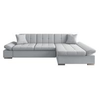 ECKSOFA Malwi, Seite: Rechts - Platinfarben, Holz/Textil (278/161cm) - MIRJAN24