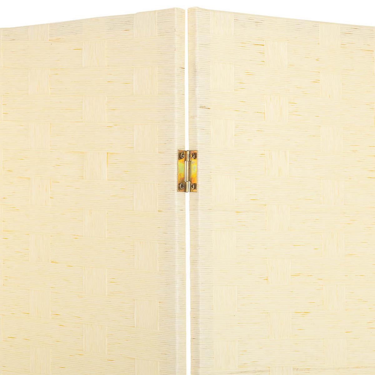 PARAVENT aus geflochtenem Papier mit 4 PANEELE, 3x180cm - Beige, Papier (200/180/3cm) - Wanderlust