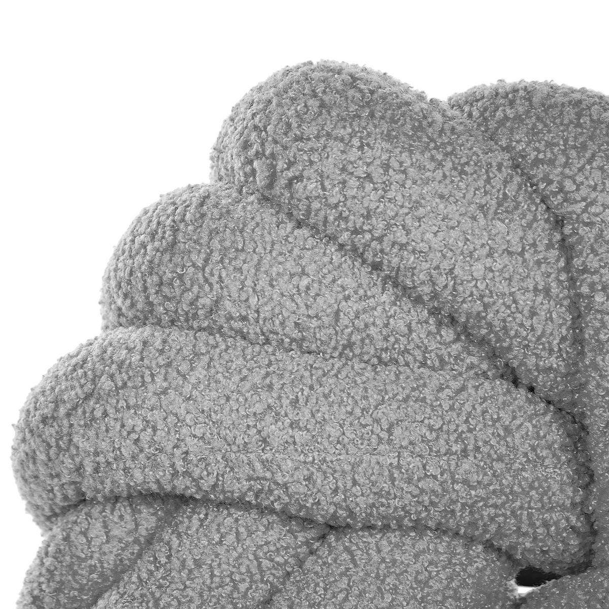 DEKOKISSEN Grau 31/31 cm Akola - Grau, Textil (31/31cm) - Beliani