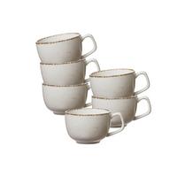 KAFFEETASSEN Casa beige 200 ml 6er Set - Beige, Keramik (0.2L) - Ritzenhoff Breker