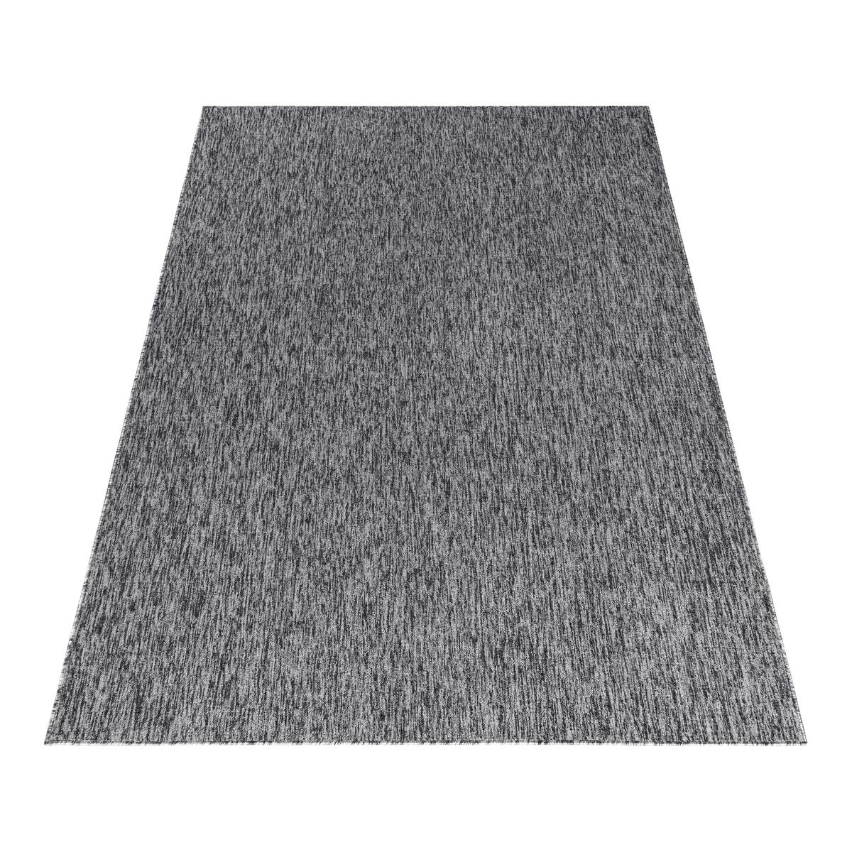KURZFLORTEPPICH AMMER, einfarbig, Grau, 140 x 200 cm - Grau, Textil (200/140cm) - KADIMA DESIGN