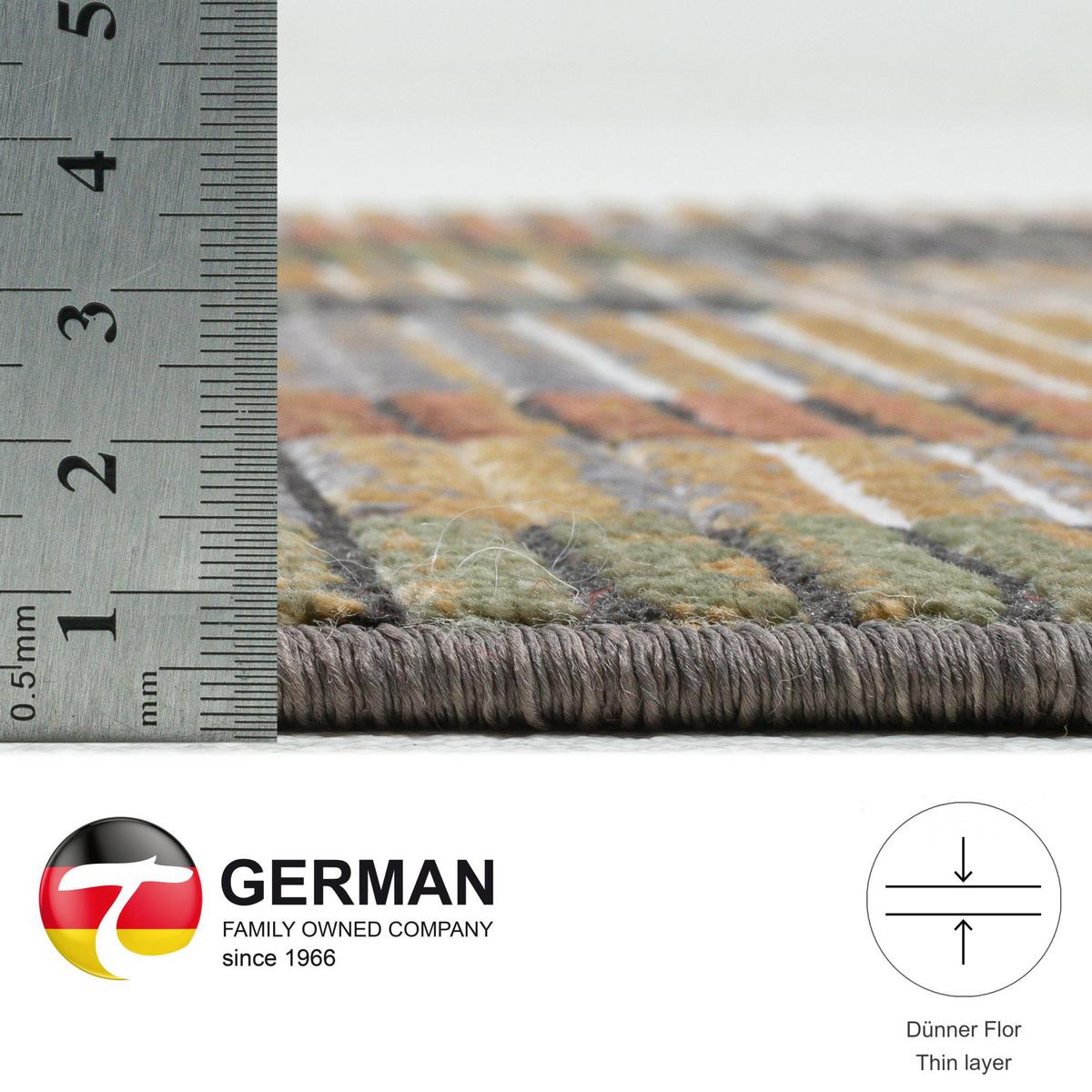 FLACHWEBETEPPICH Corduletta 190x240 cm - Multicolor, Textil (190/240cm) - Gino Falcone