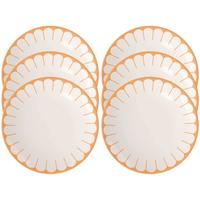 SPEISETELLER Fleur Couleur Soleil ø 26,6 cm 6er Set - Gelb, Keramik (26.6cm) - Villeroy & Boch