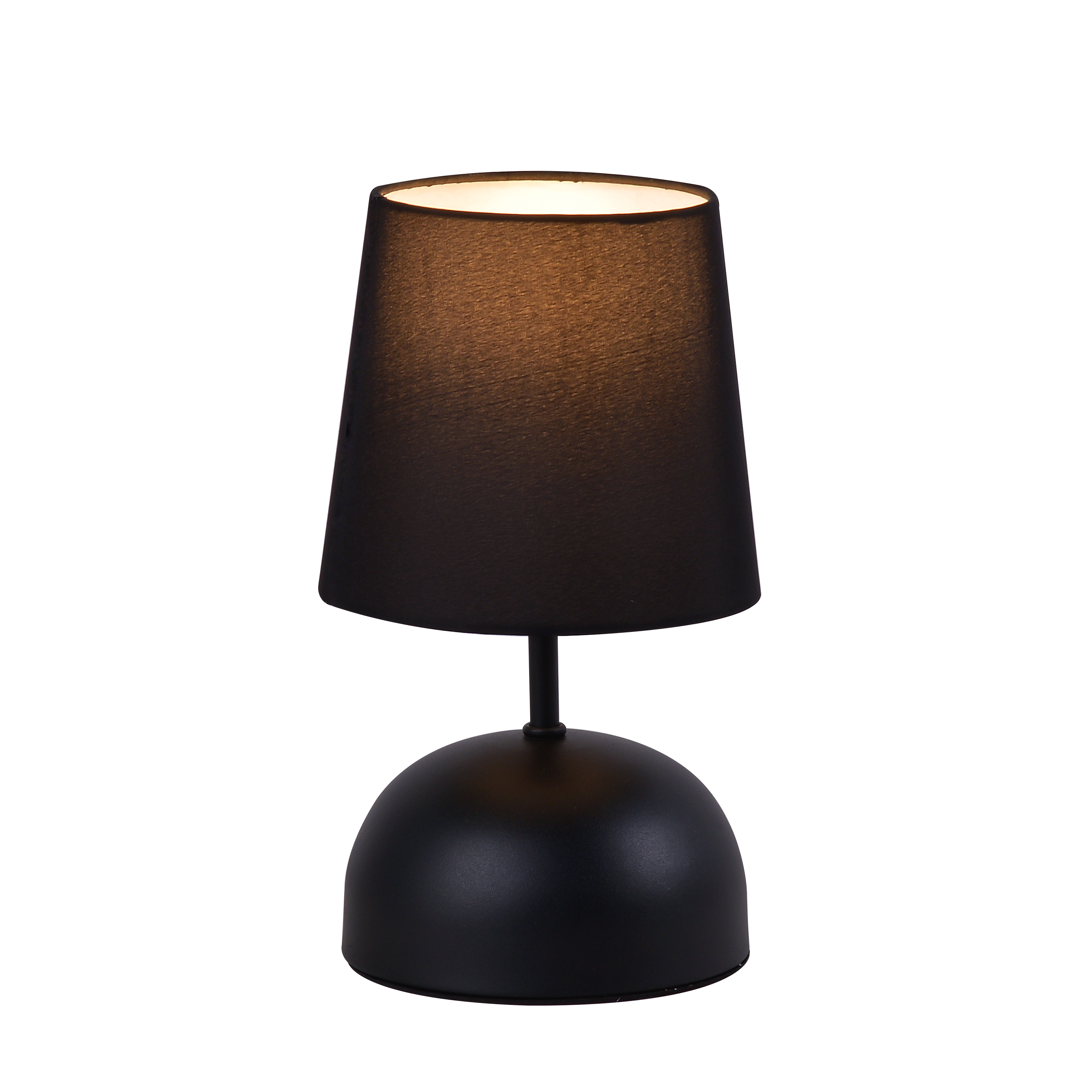 TISCHLAMPE Ronan 14/14/24.5 cm - Schwarz, Metall (14/14/24.5cm) - ZMH