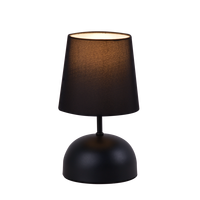 TISCHLAMPE Ronan 14/14/24.5 cm - Schwarz, Metall (14/14/24.5cm) - ZMH